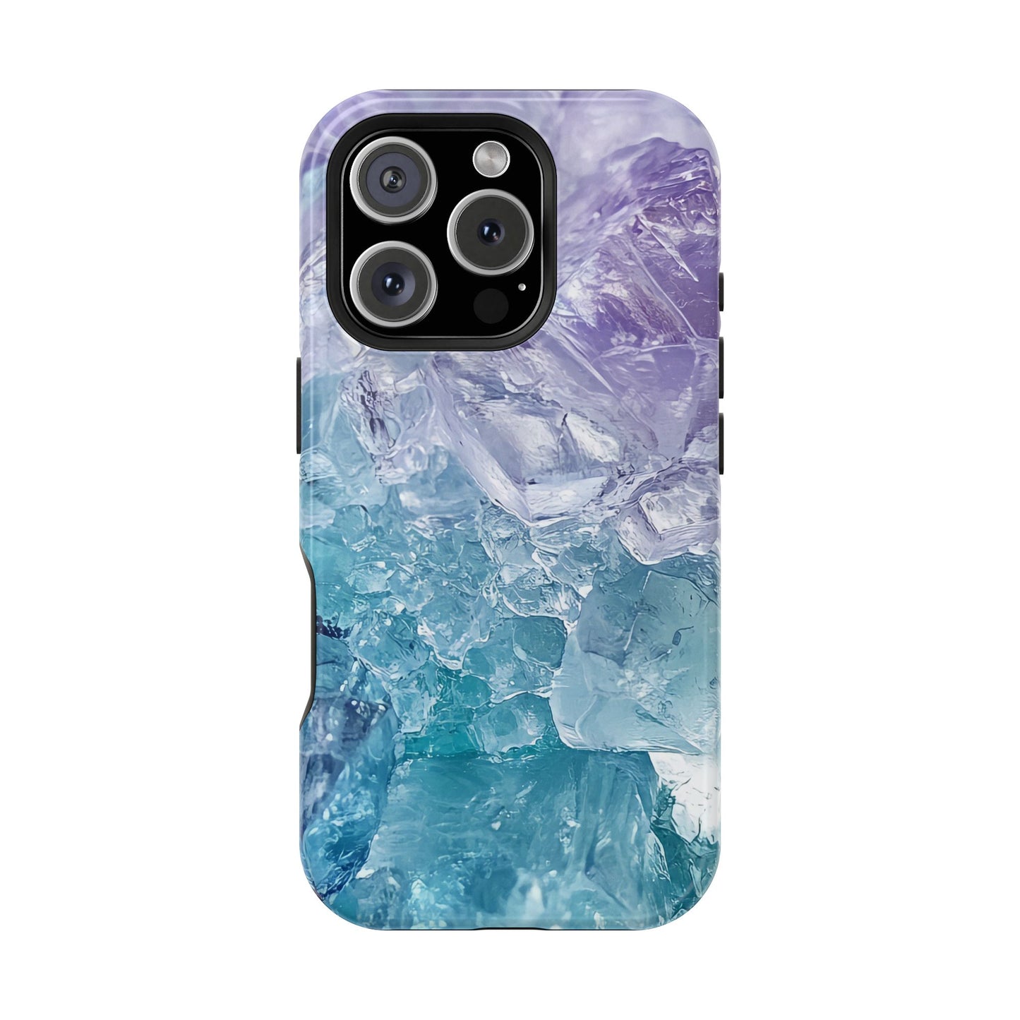 Crystal-Patterned Impact-Resistant Phone Case | Stylish Protection for Adventurers