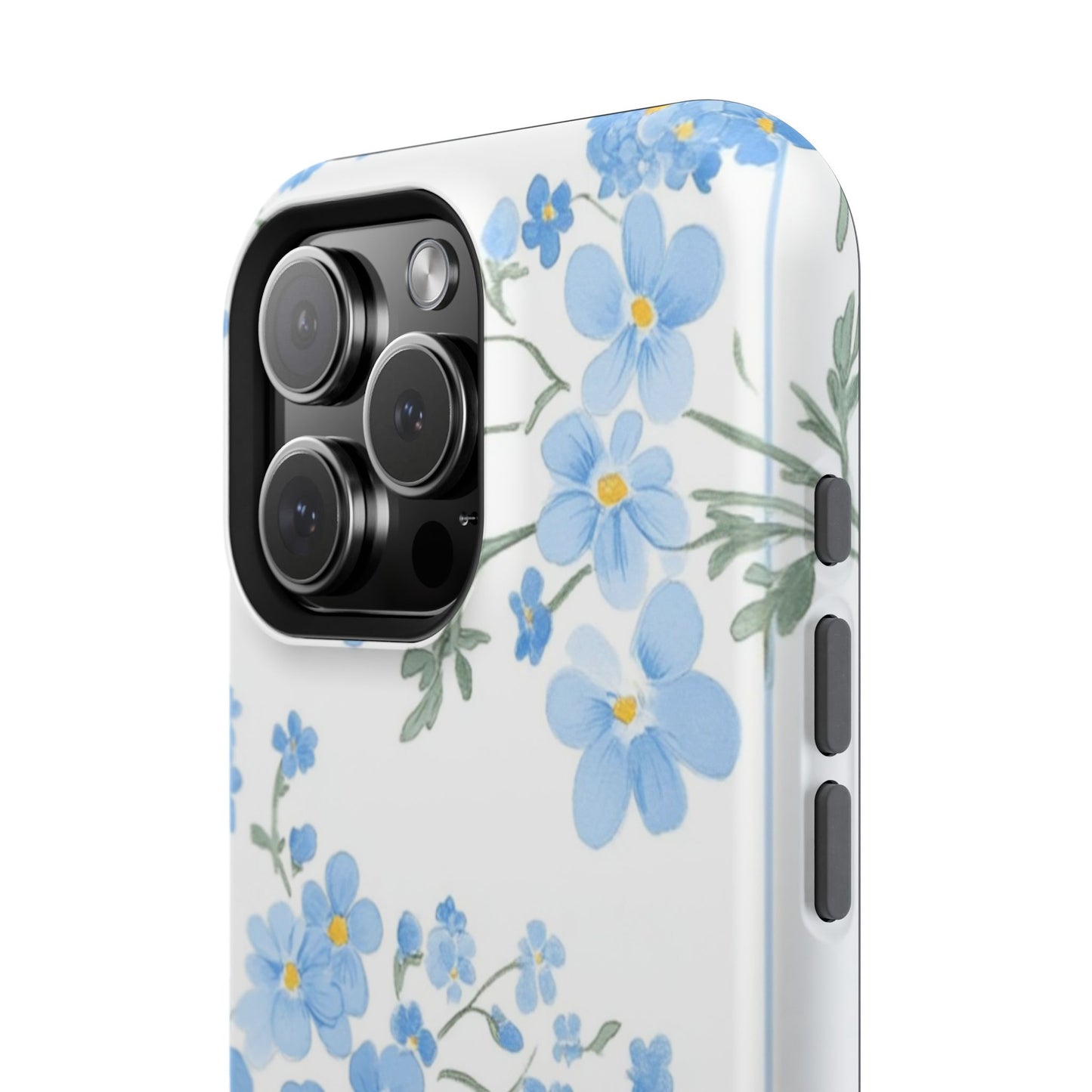 Blue Flower Design Floral Phone Case