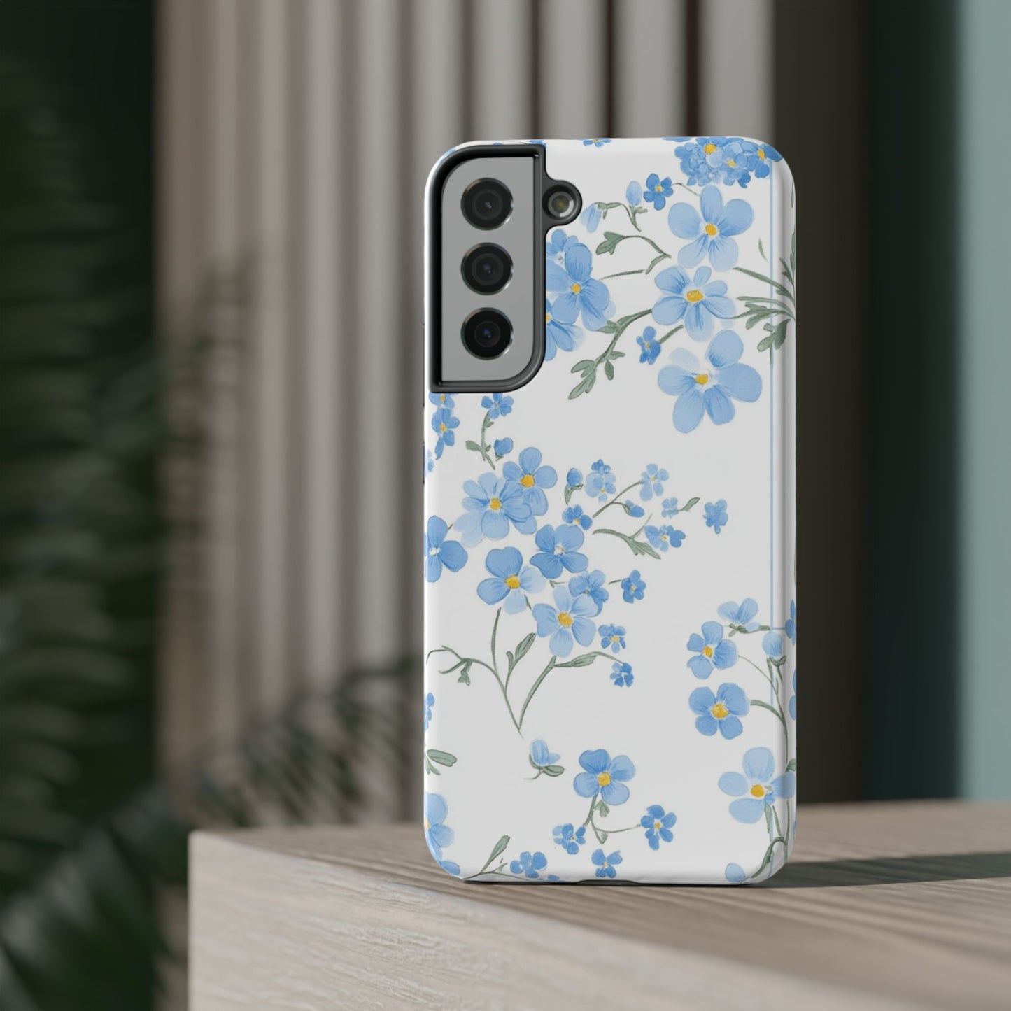 Blue Flower Design Floral Phone Case