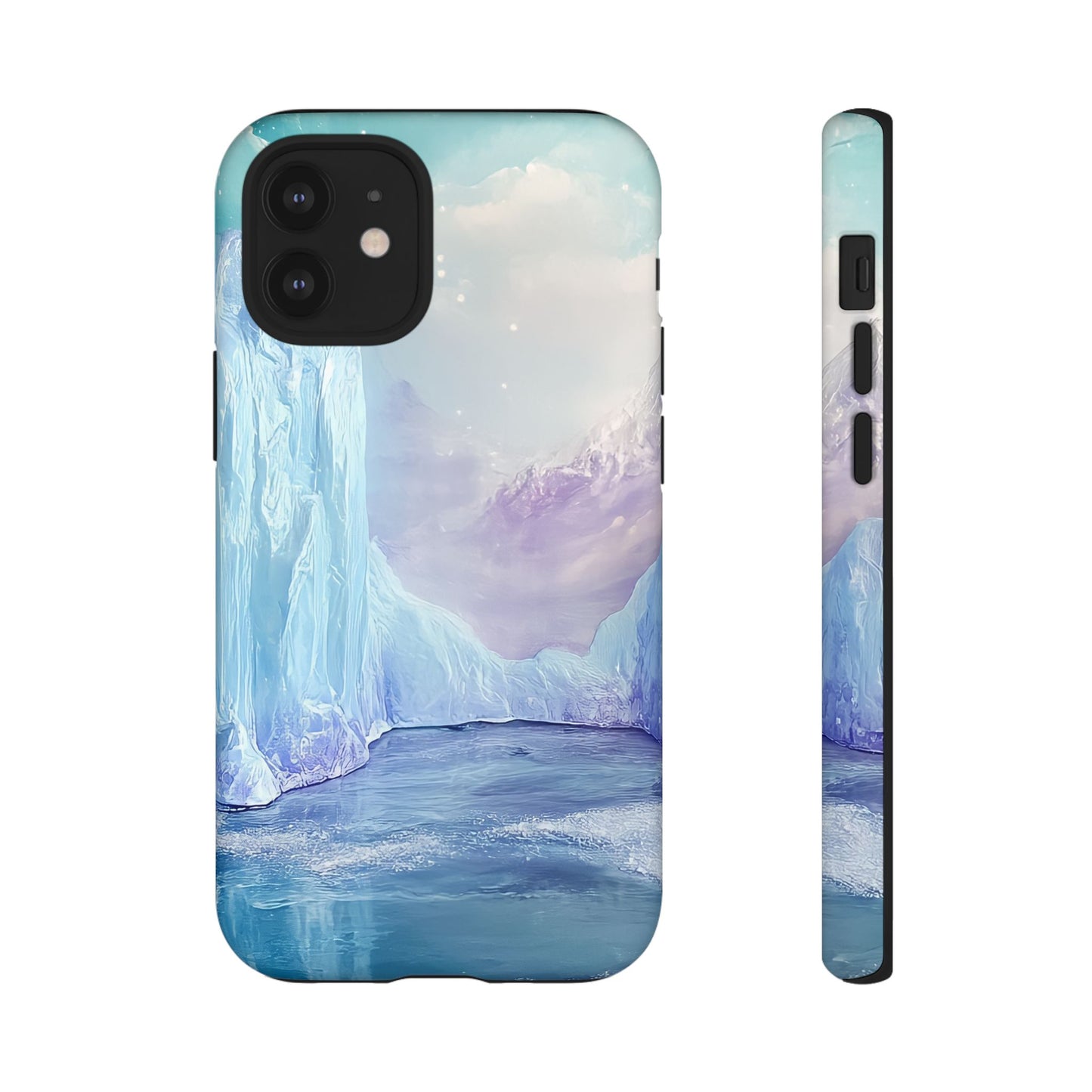 Artistic Phone Case with Iceberg Design