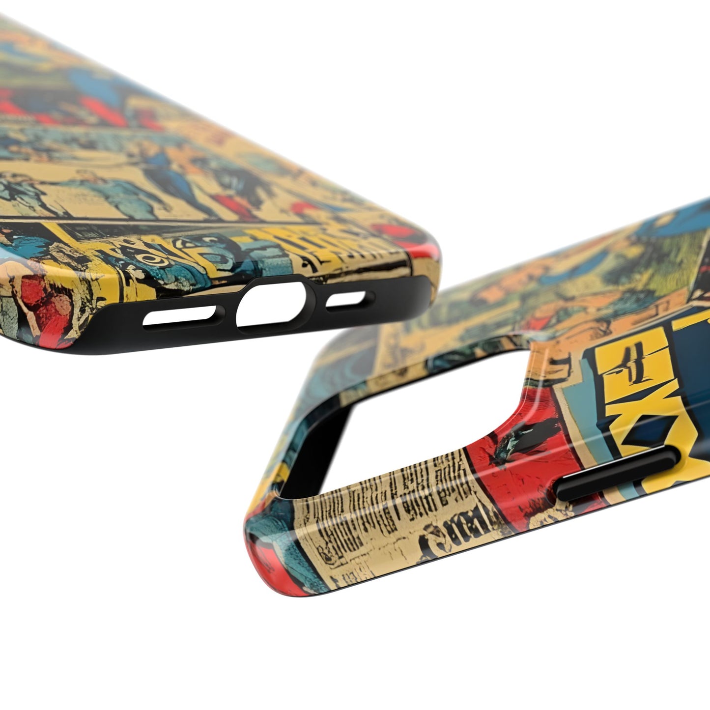 Vintage Comic - Tough Phone Cases, Superhero Phone Covers