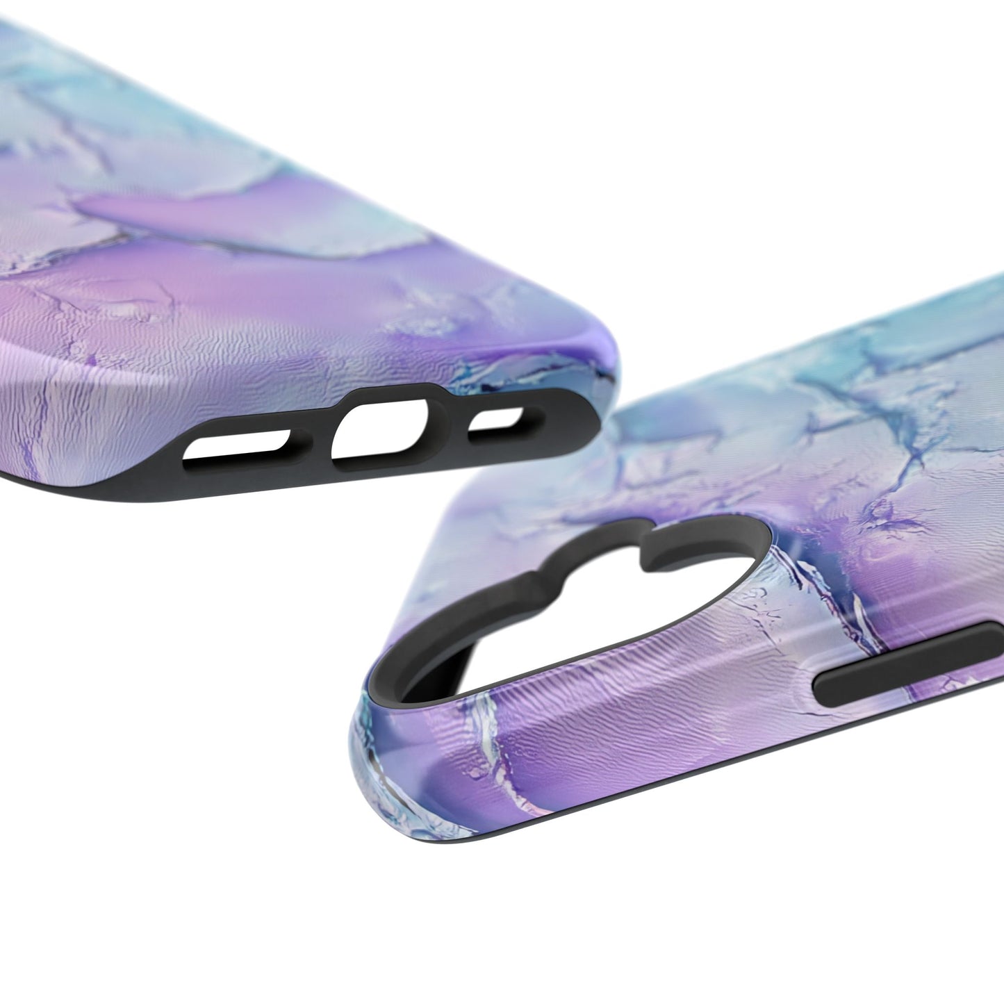 Vibrant Impact-Resistant Phone Case - Colorful Texture Design