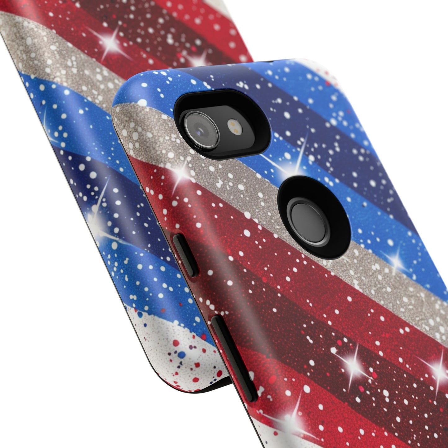 Glittery Patriotic Phone Case - Tough Cases