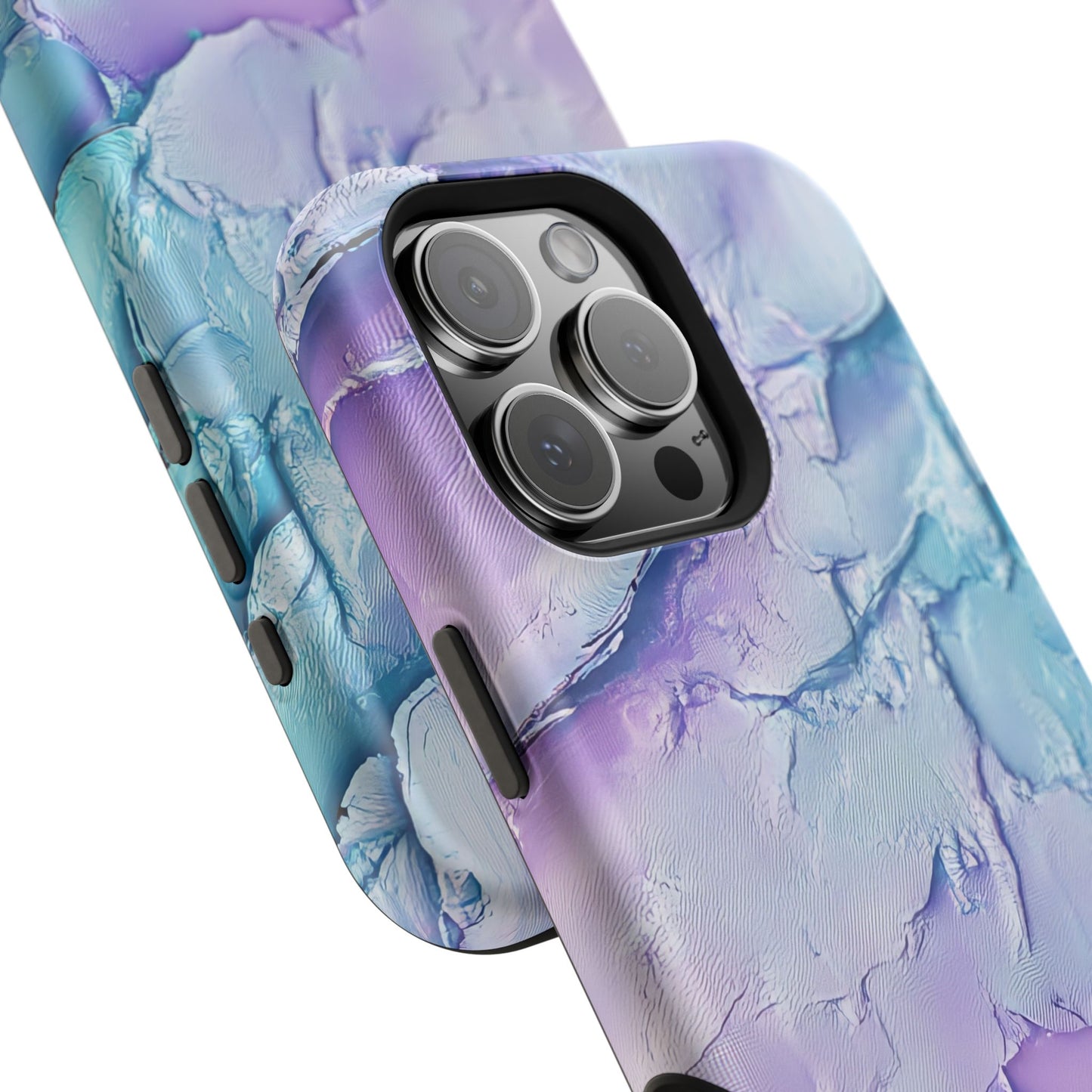 Vibrant Impact-Resistant Phone Case - Colorful Texture Design