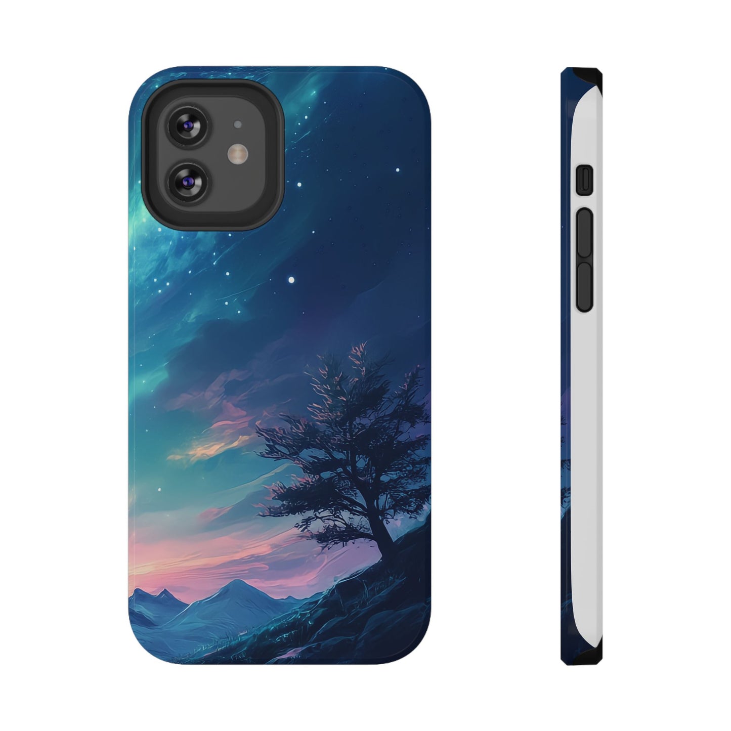 Stunning Galaxy Tree Impact-Resistant Phone Case