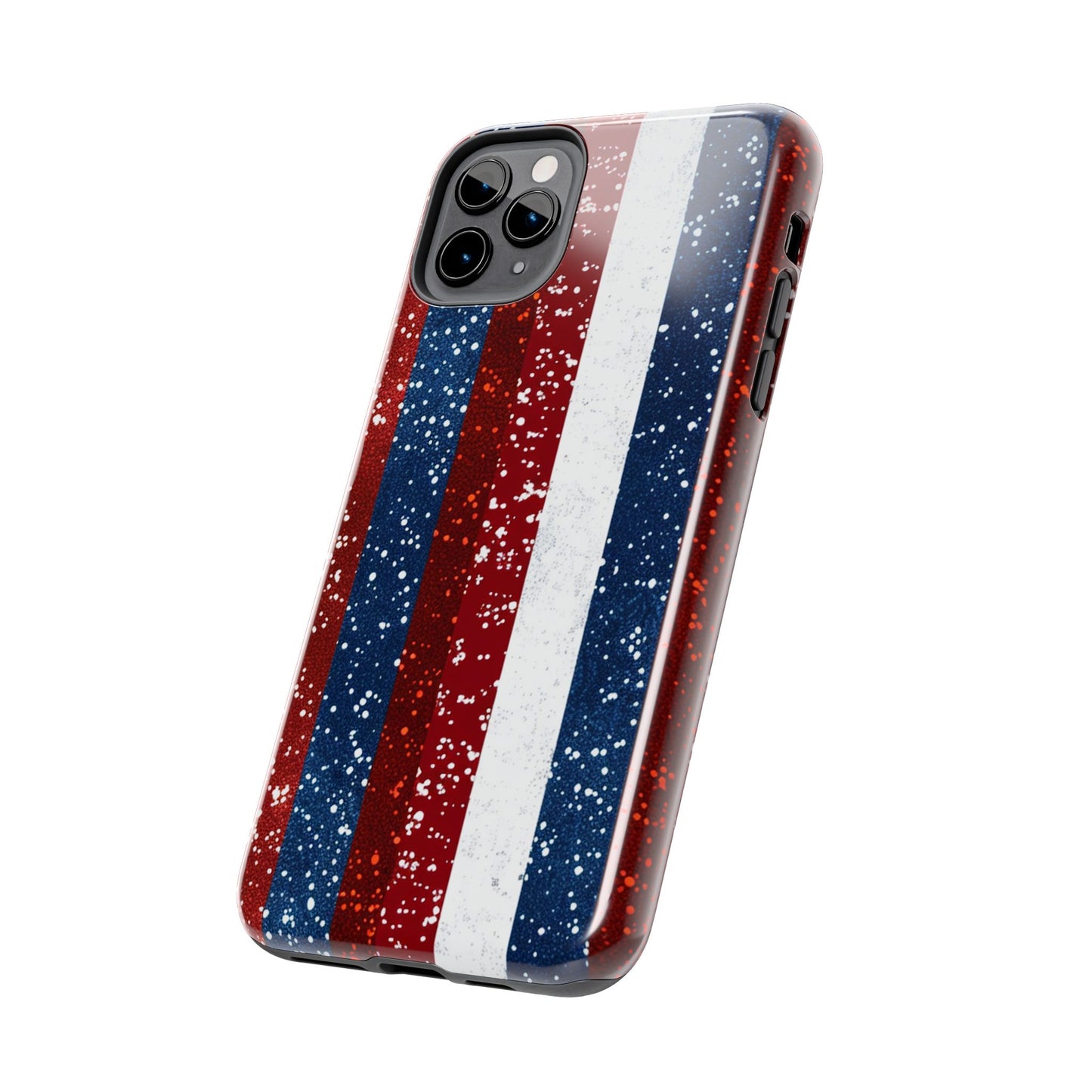 Patriotic Glitter Tough Phone Case