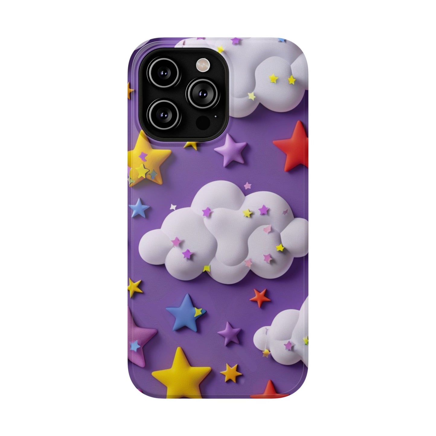 Colorful Cloud & Star Phone Case