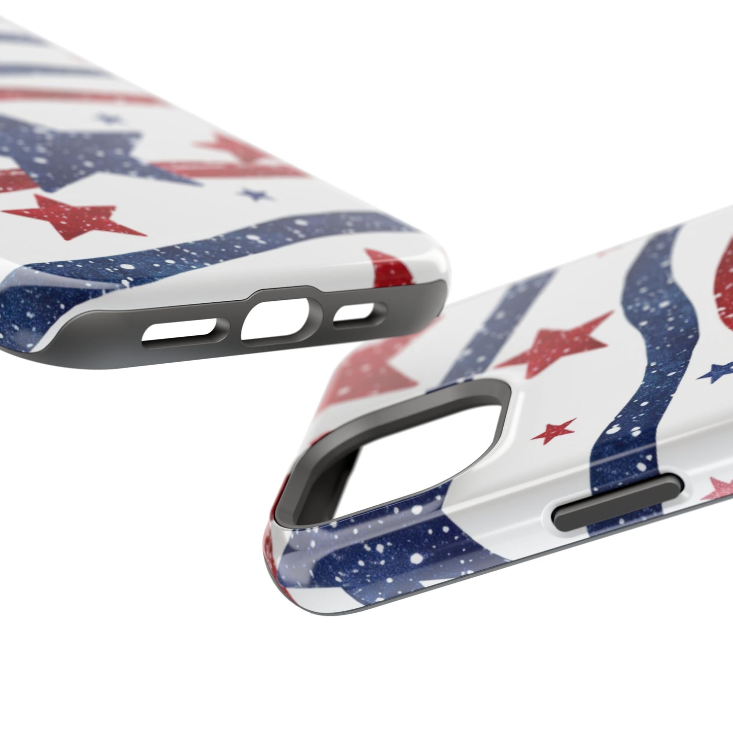 Stars & Stripes Design Impact-Resistant Phone Case