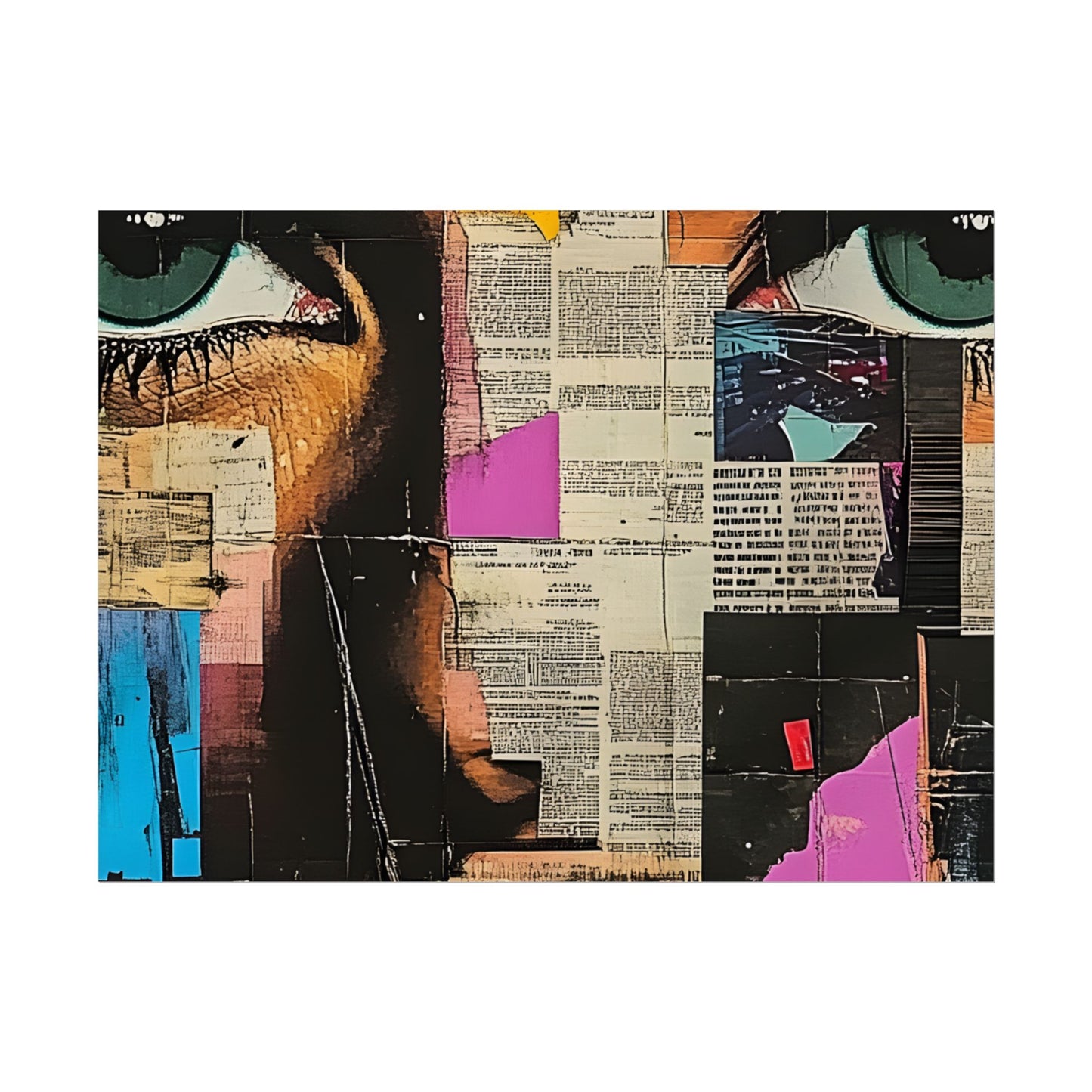 Wall Art Poster - Retro Pop Culture Woman 14 Comic Book Style