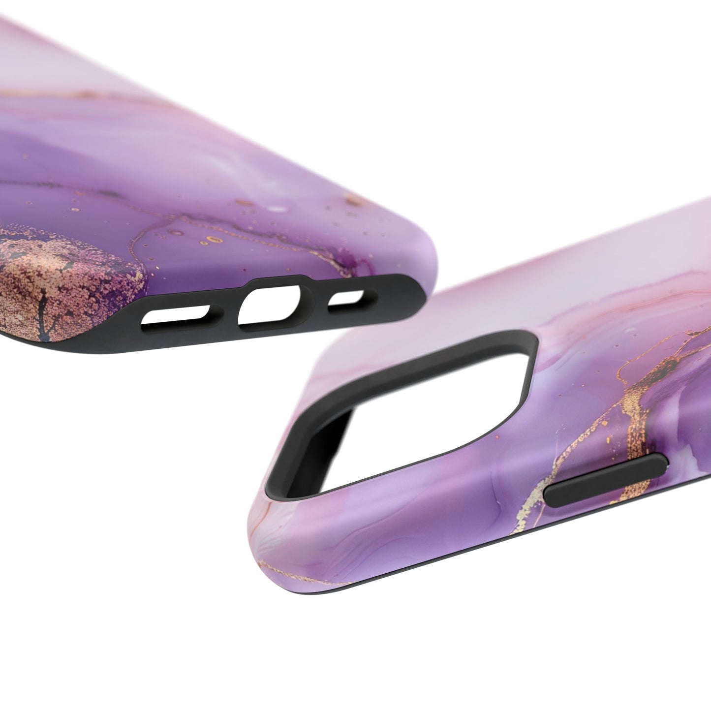 Elegant Purple Marble iPhone Case