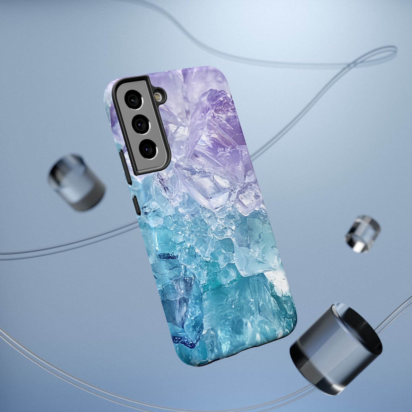 Crystal-Patterned Impact-Resistant Phone Case | Stylish Protection for Adventurers