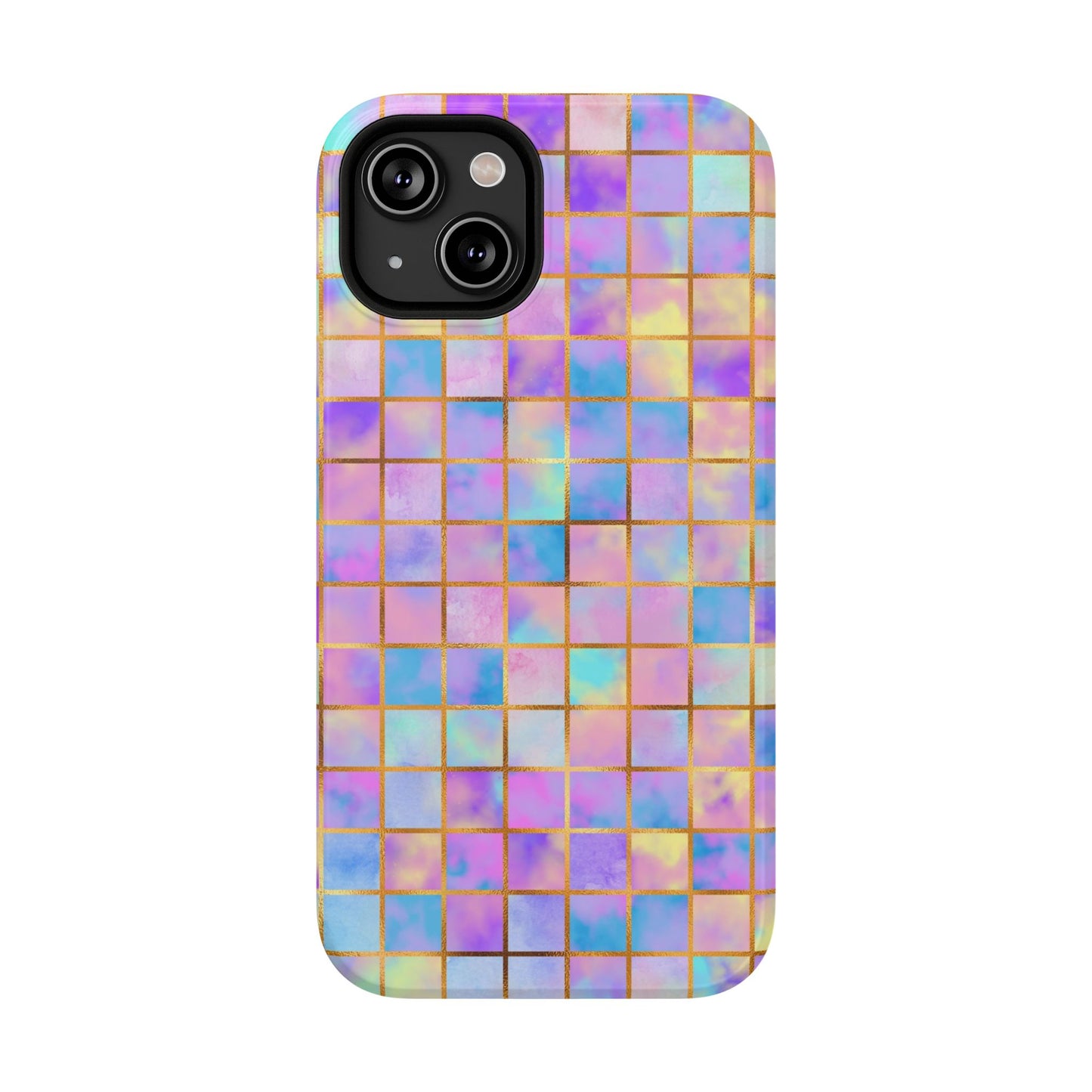 Colorful Mosaic Impact-Resistant Phone Case