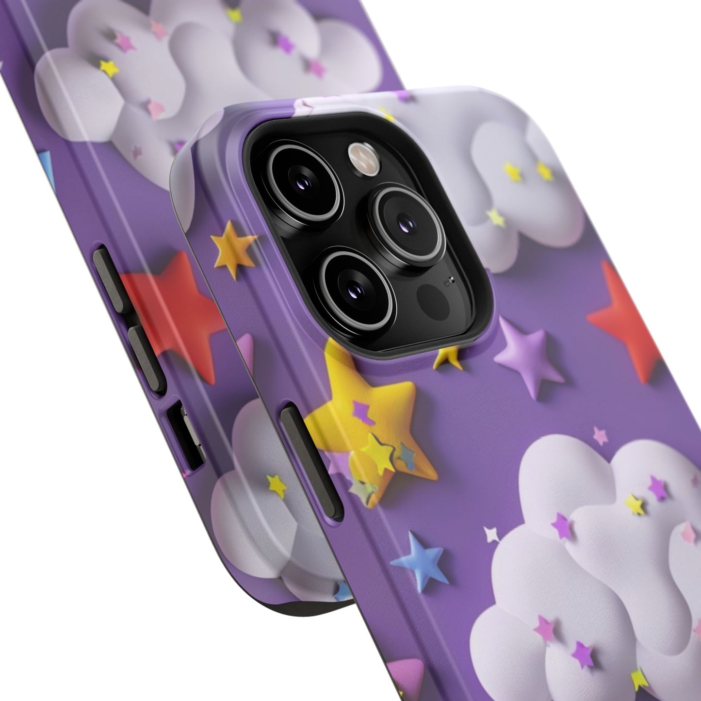Colorful Cloud & Star Phone Case