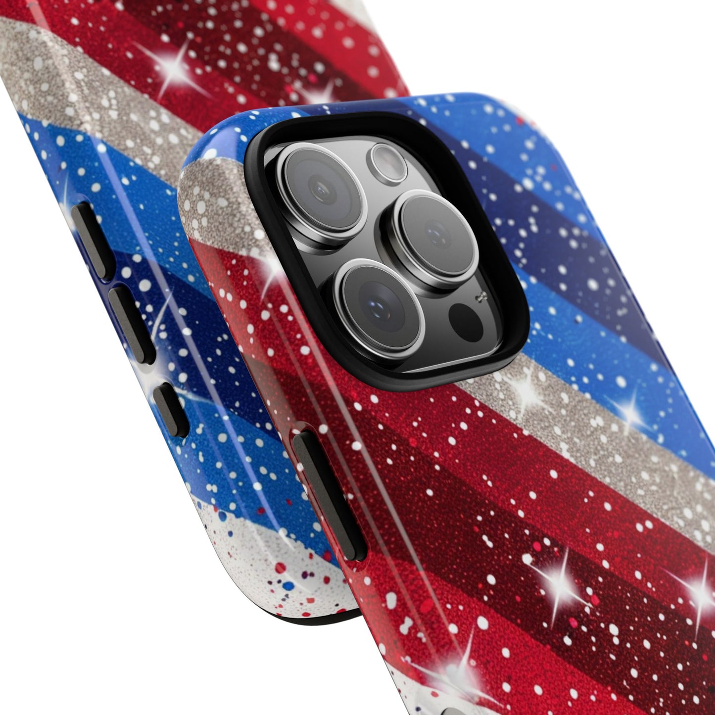 Glittery Patriotic Phone Case - Tough Cases