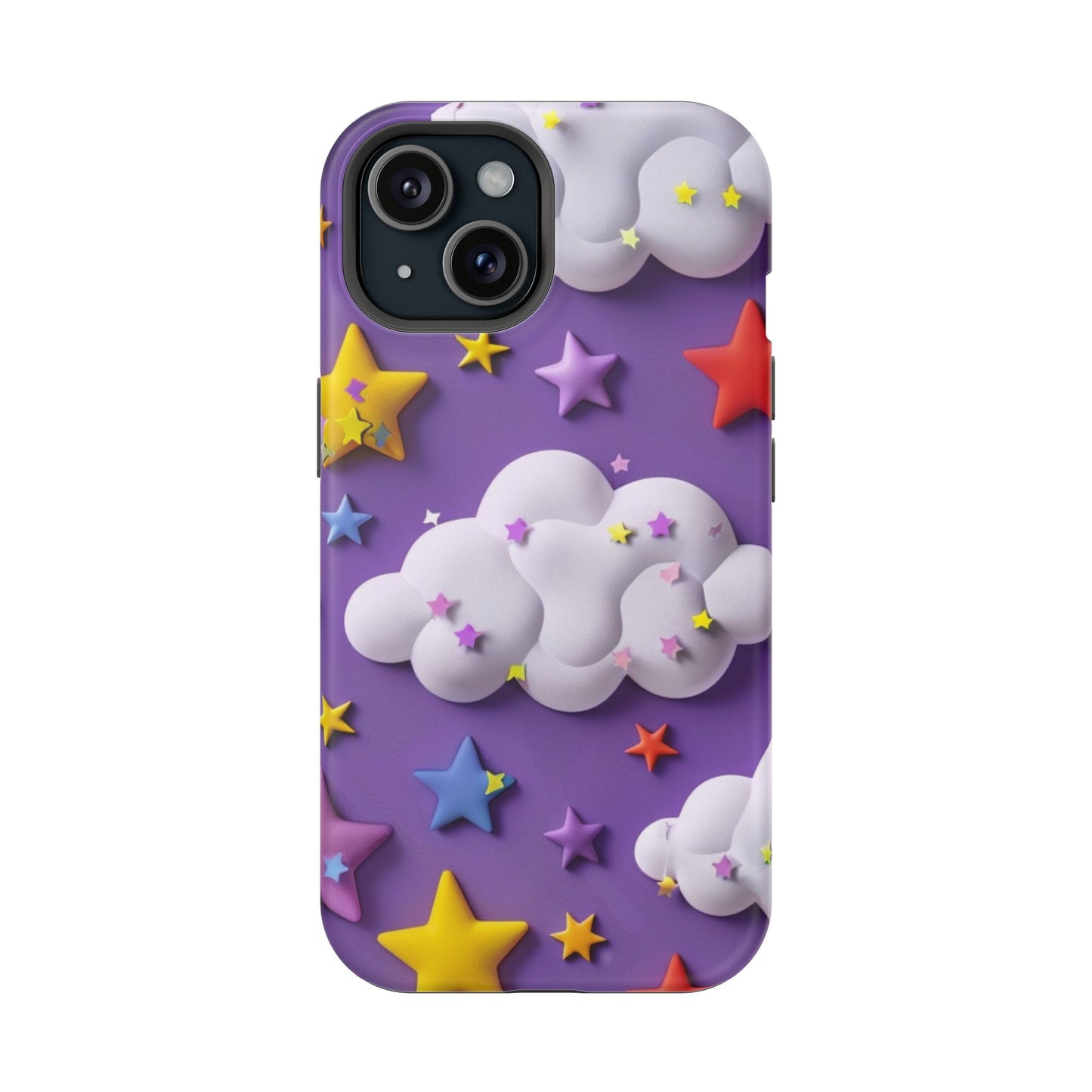 Colorful Cloud & Star Phone Case
