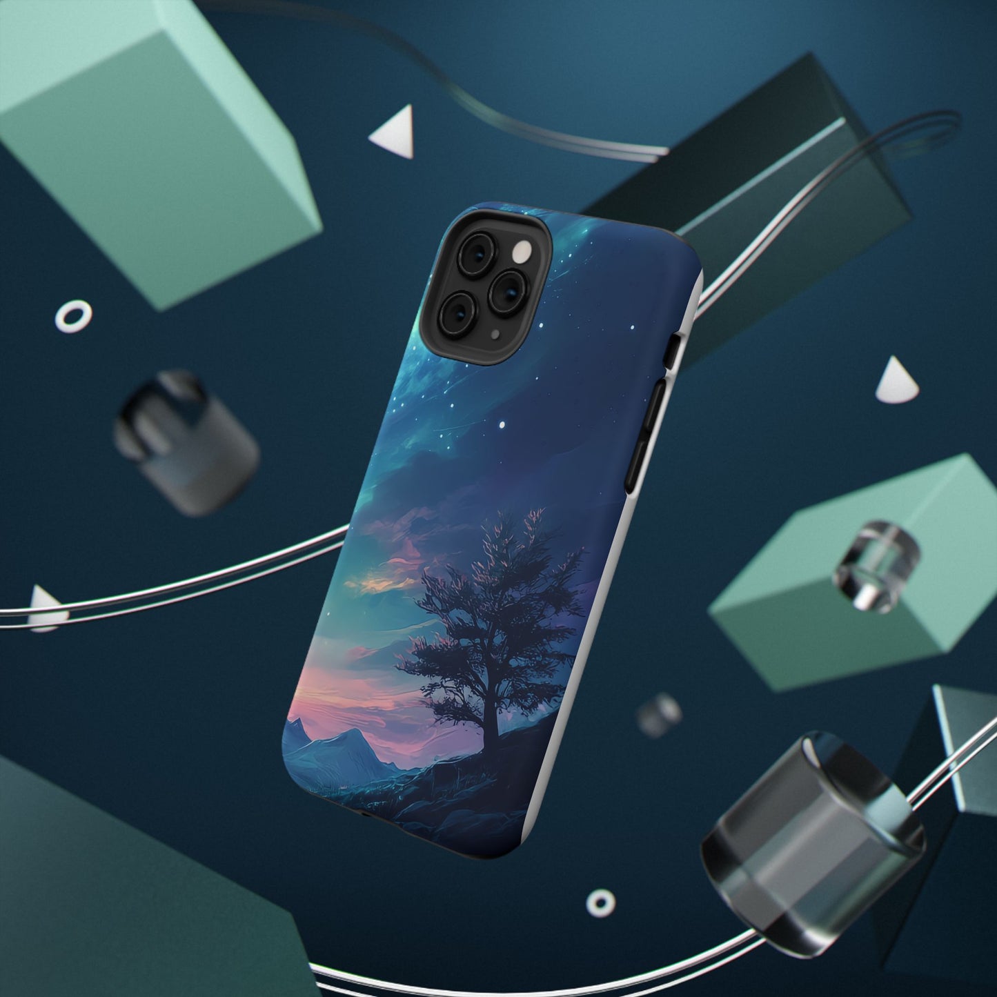 Stunning Galaxy Tree Impact-Resistant Phone Case