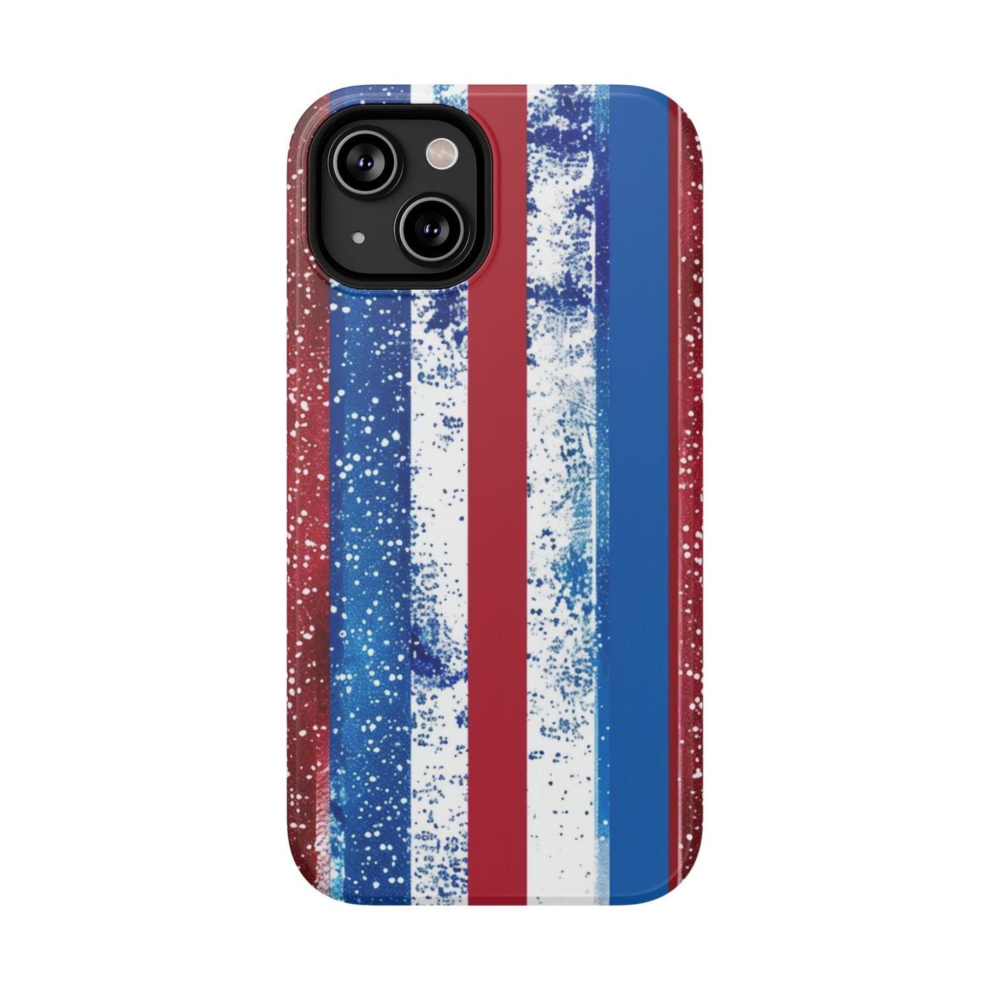 Patriotic Stripes Impact-Resistant Phone Case