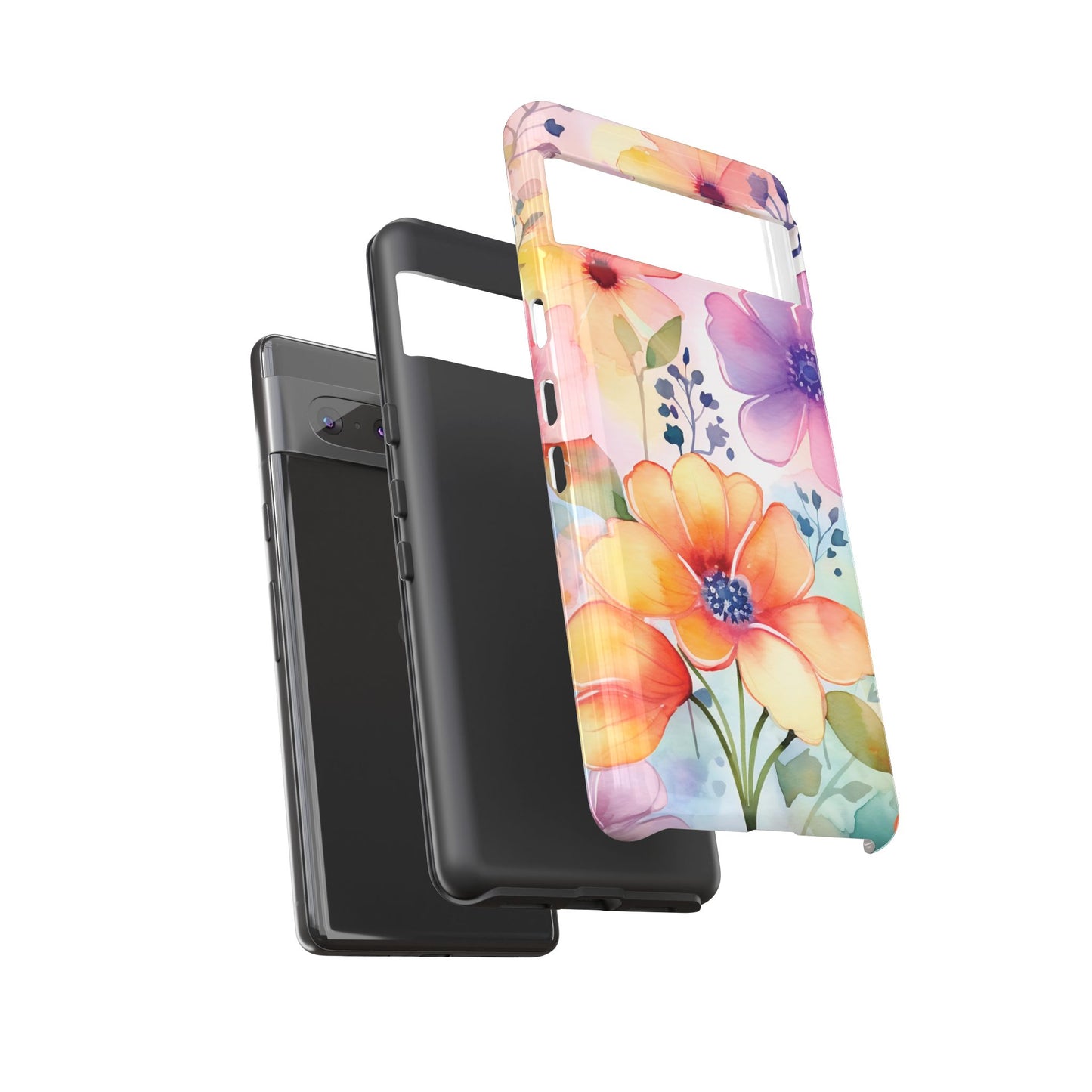 Floral Tough Case for Google Pixel- theme 1