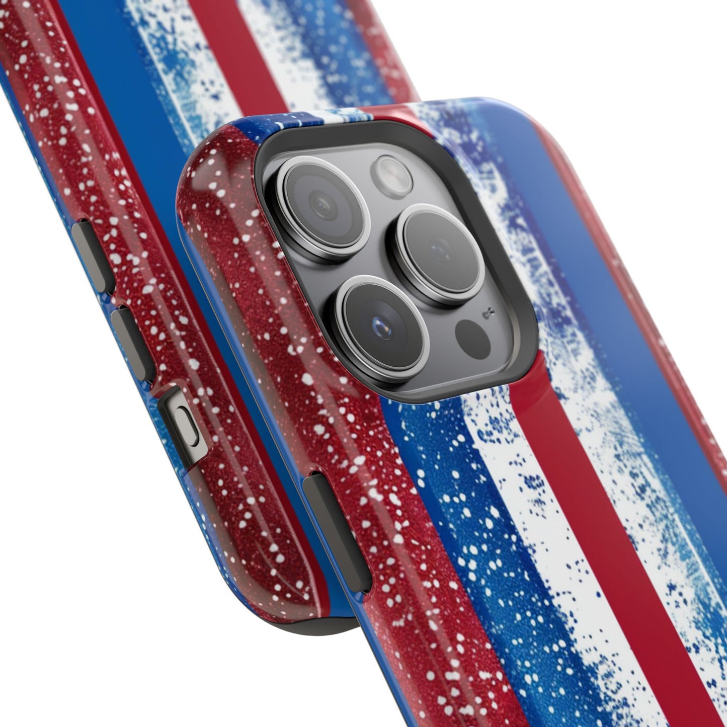 Patriotic Stripes Impact-Resistant Phone Case