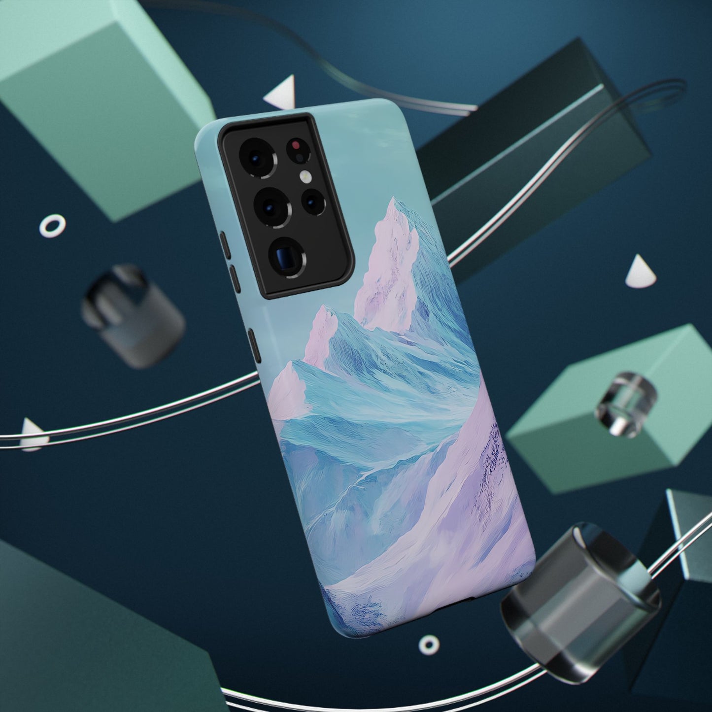 Mountain Landscape Phone Case - Impact-Resistant Protection for Nature Lovers