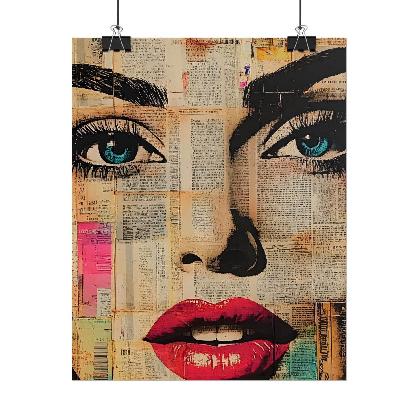 Retro Pop Culture Woman Poster 13 , Comic Wall Art