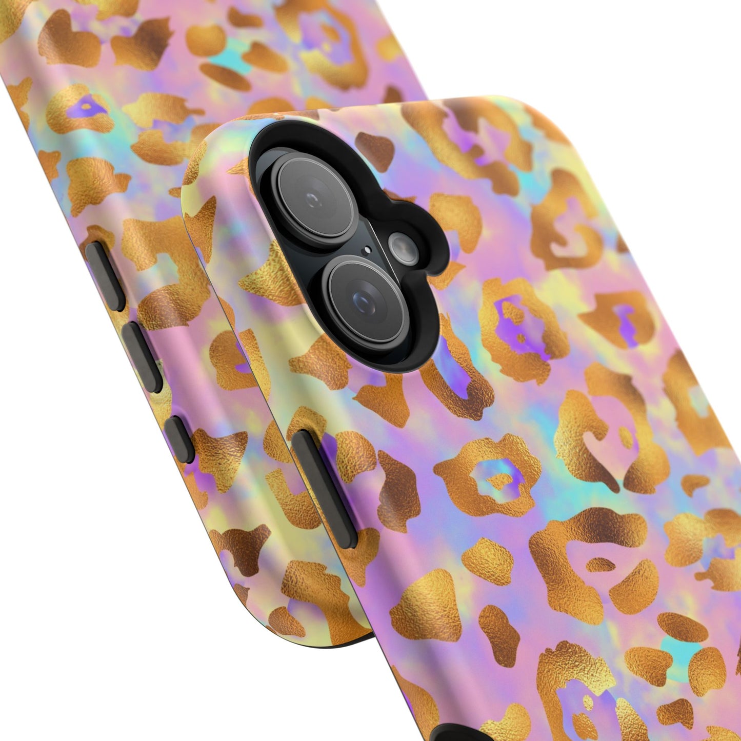 Leopard Print Impact-Resistant Phone Case