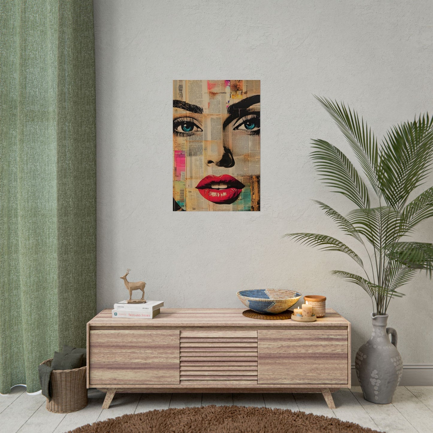 Retro Pop Culture Woman Poster 13 , Comic Wall Art
