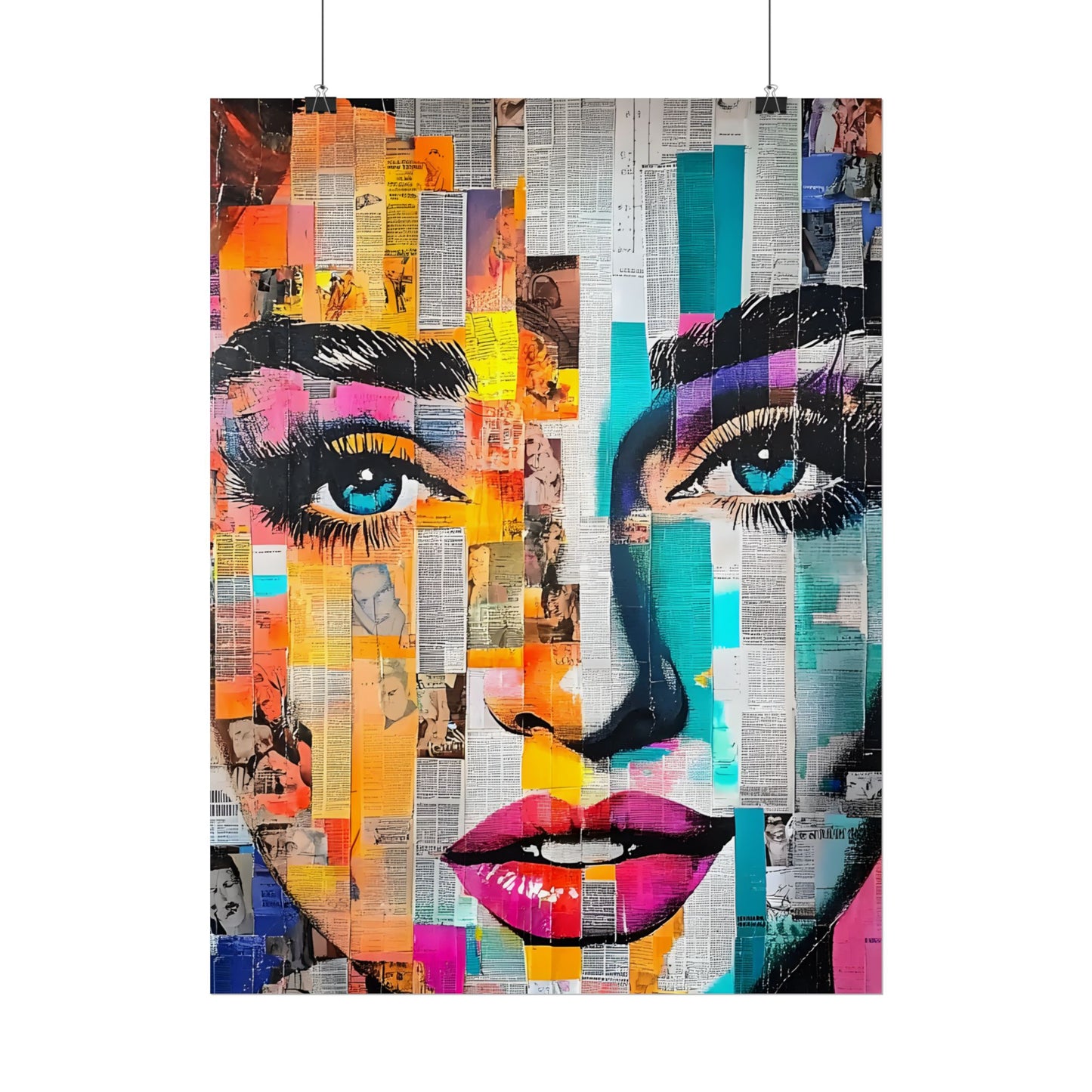 Retro Pop Culture Woman 6-Vibrant Art Wall Decor
