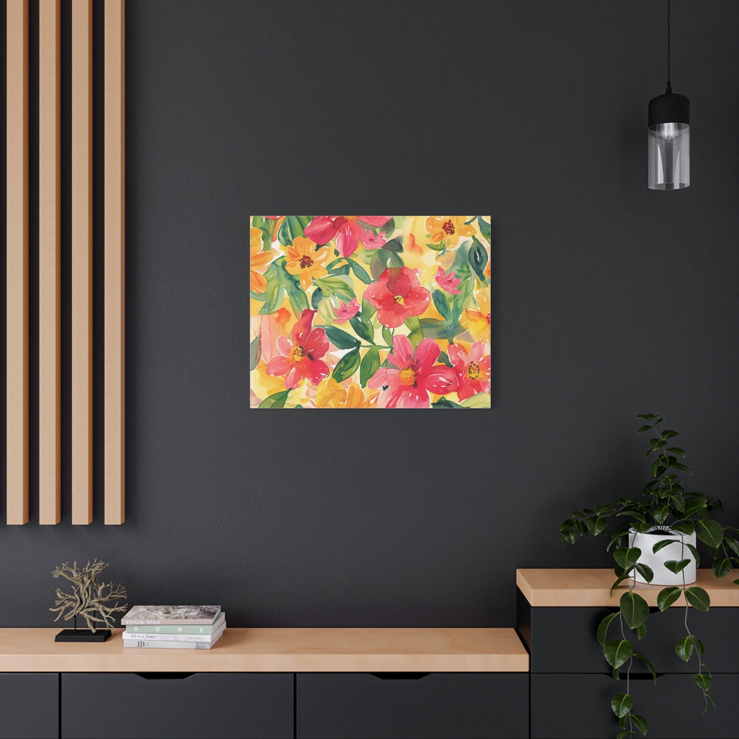 Floral Matte Canvas