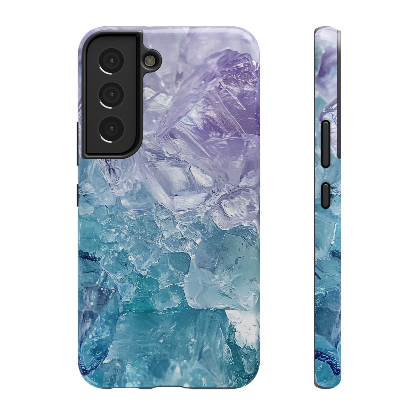 Crystal-Patterned Impact-Resistant Phone Case | Stylish Protection for Adventurers