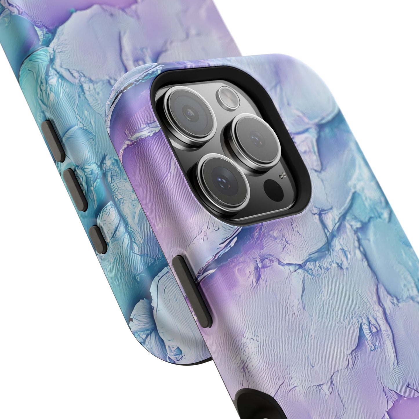 Vibrant Impact-Resistant Phone Case - Colorful Texture Design