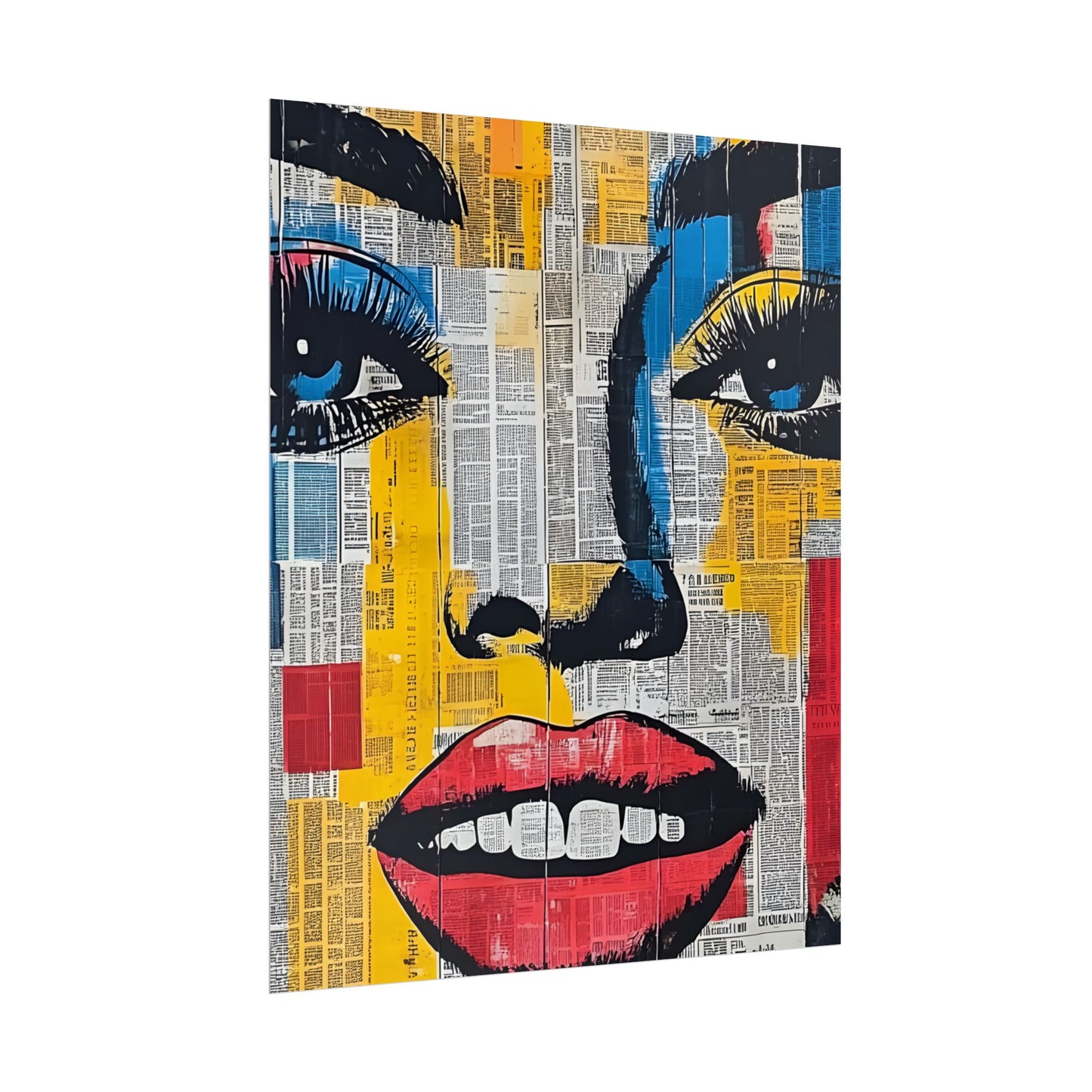 Poster Wall Art - Retro Pop Culture Woman 18 Comic Book Style