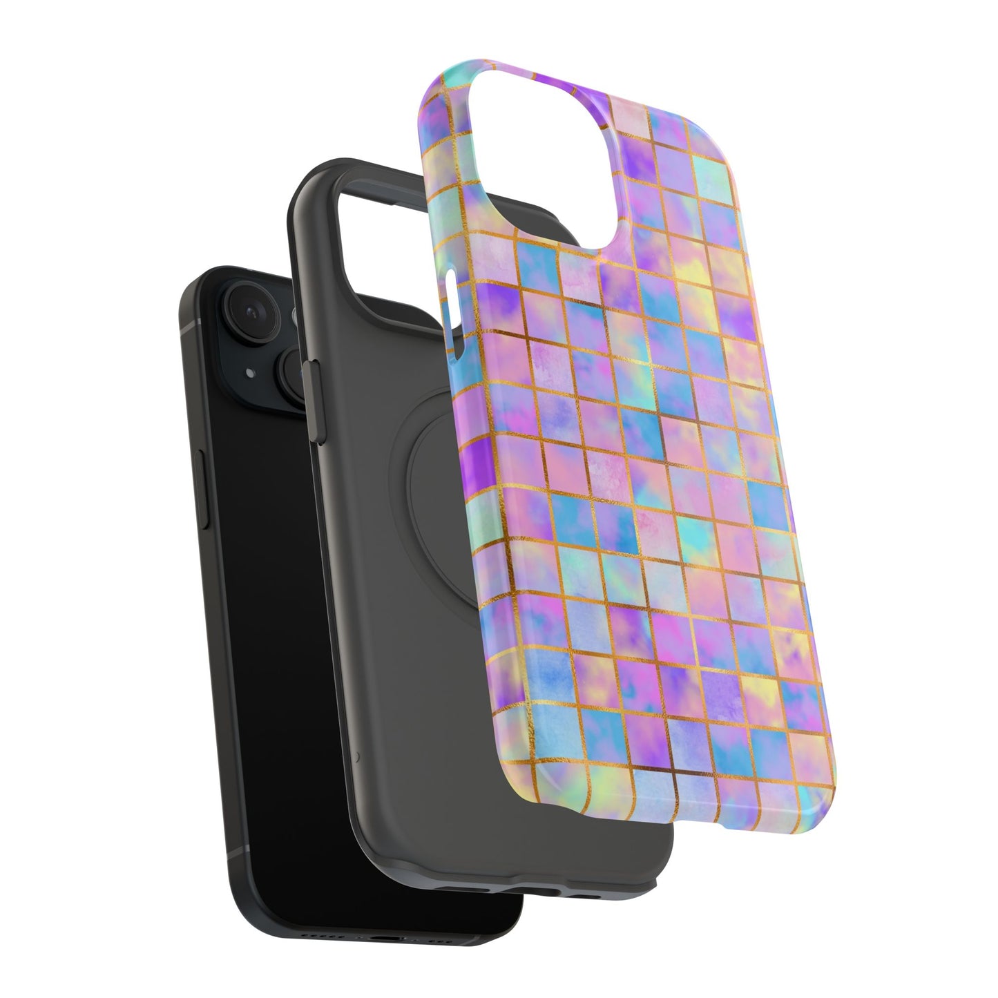 Colorful Mosaic Impact-Resistant Phone Case