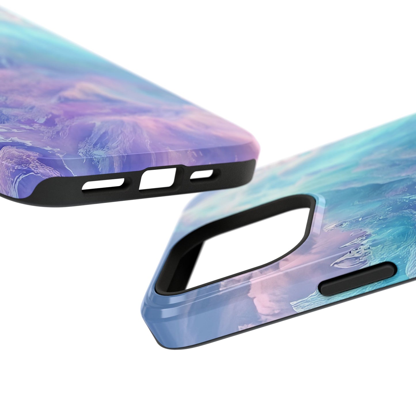 Phone Case - Colorful Abstract Waves Design