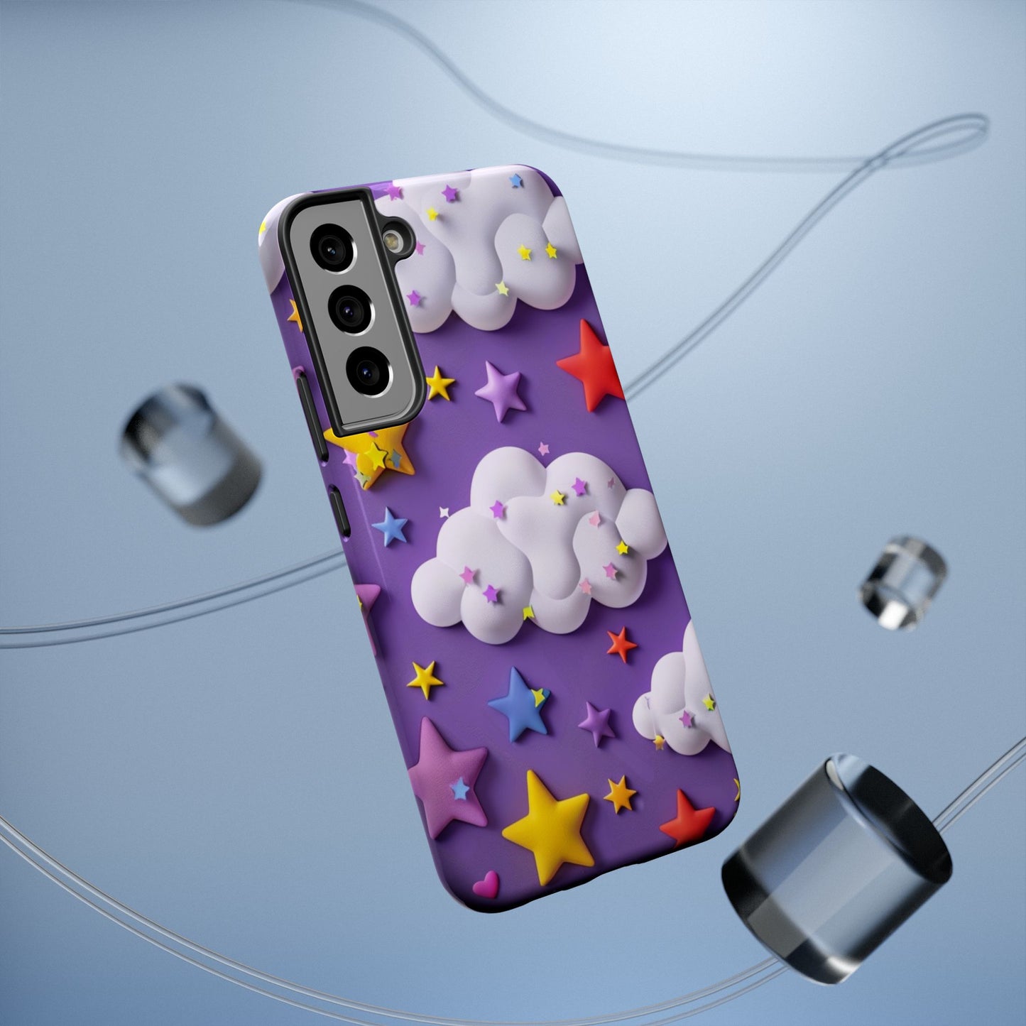 Colorful Cloud & Star Phone Case