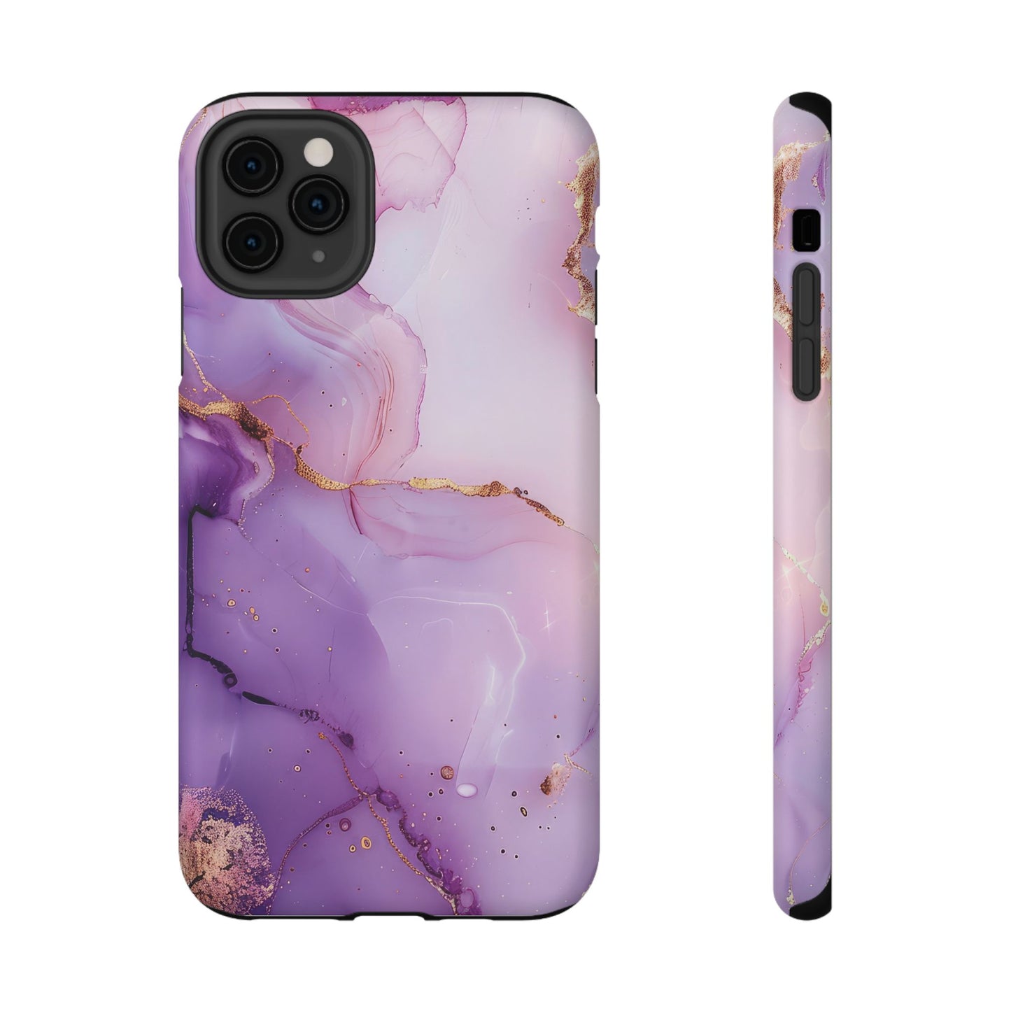 Elegant Purple Marble iPhone Case