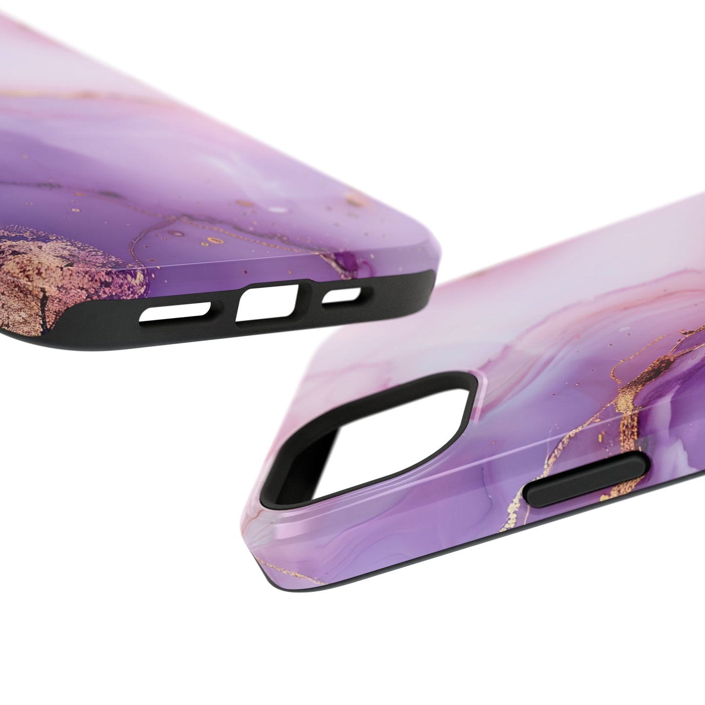 Elegant Purple Marble iPhone Case
