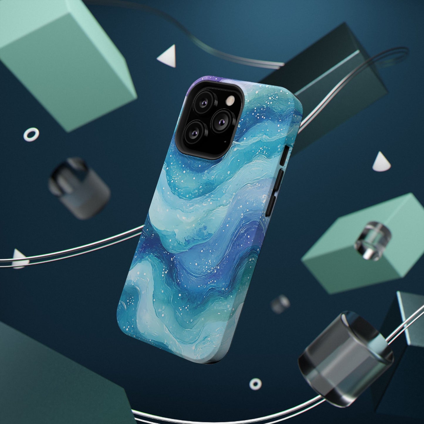 Ocean Wave Impact-Resistant Phone Case - Stylish and Durable Design