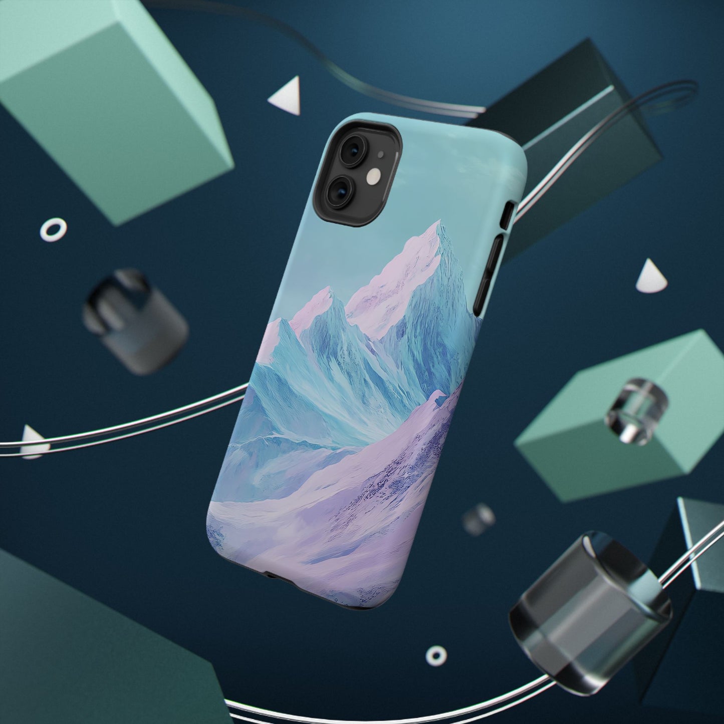 Mountain Landscape Phone Case - Impact-Resistant Protection for Nature Lovers
