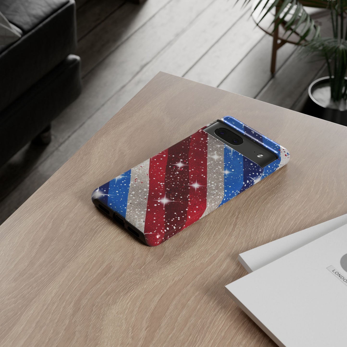 Glittery Patriotic Phone Case - Tough Cases