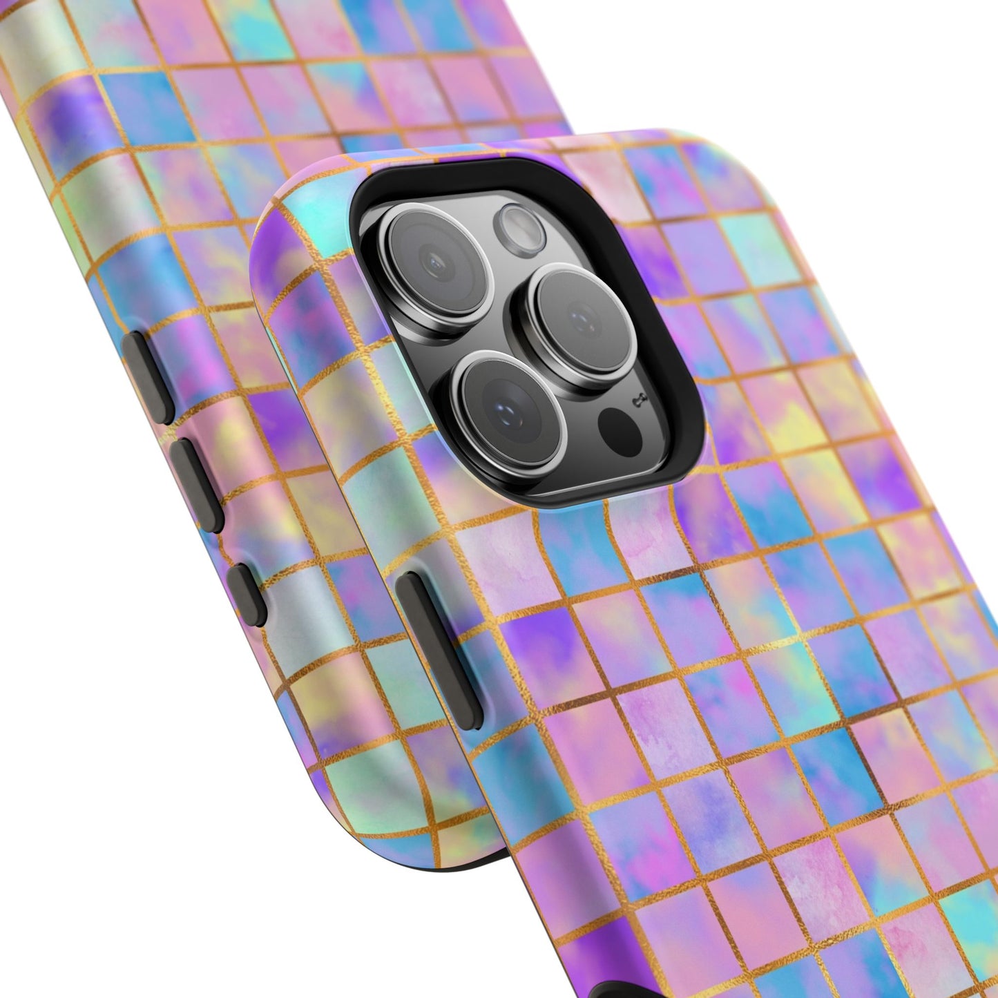 Colorful Mosaic Impact-Resistant Phone Case