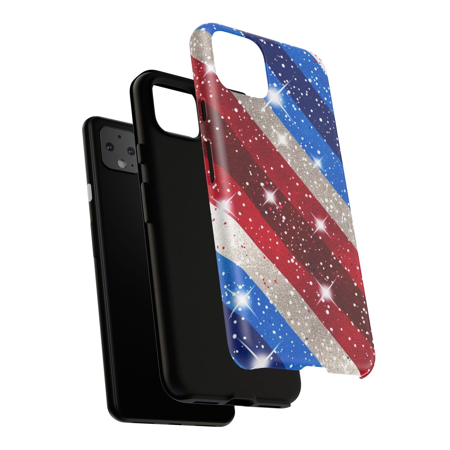Glittery Patriotic Phone Case - Tough Cases
