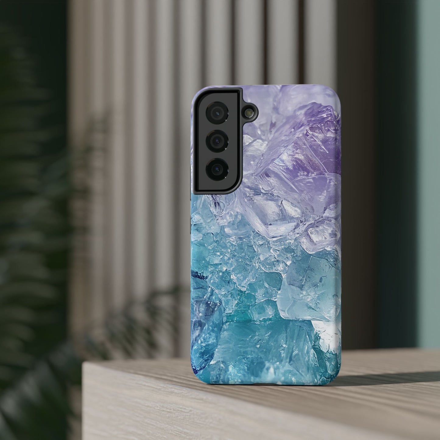 Crystal-Patterned Impact-Resistant Phone Case | Stylish Protection for Adventurers