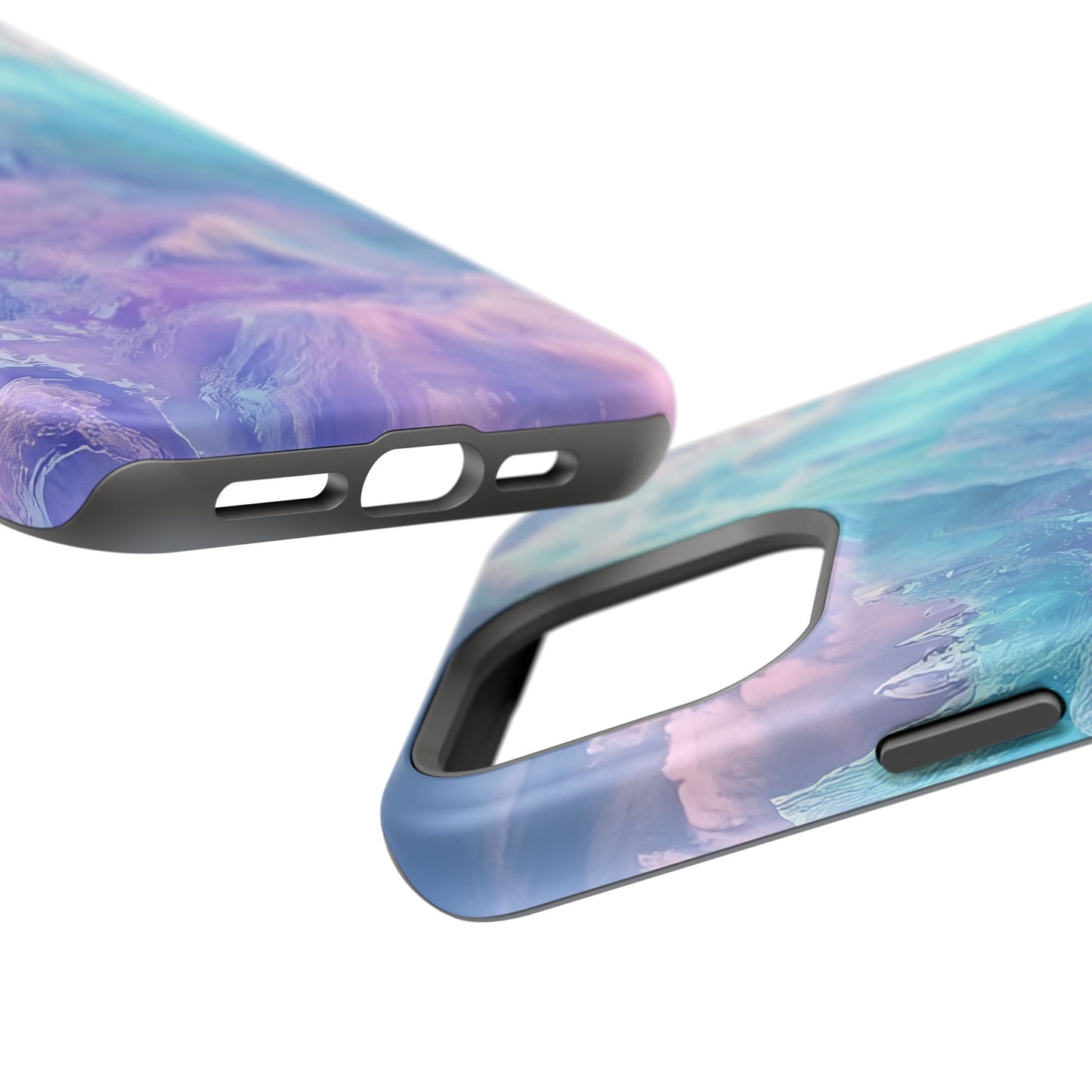 Phone Case - Colorful Abstract Waves Design