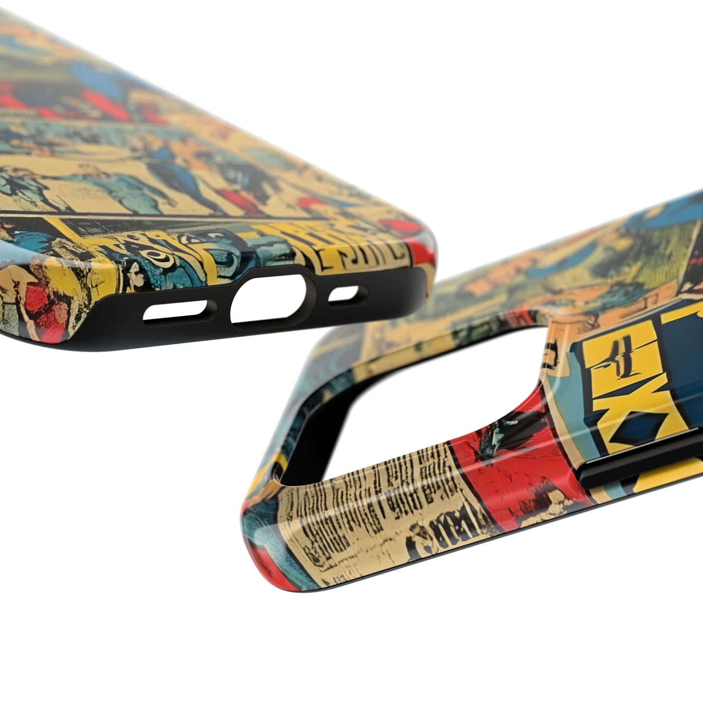 Vintage Comic - Tough Phone Cases, Superhero Phone Covers
