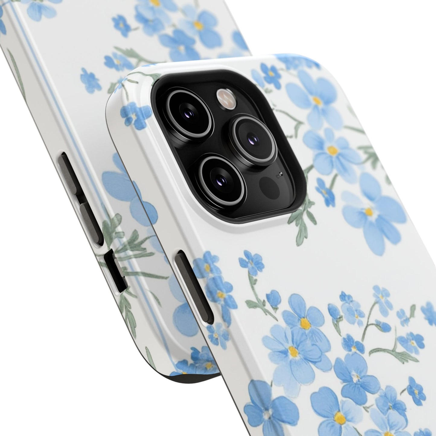 Blue Flower Design Floral Phone Case