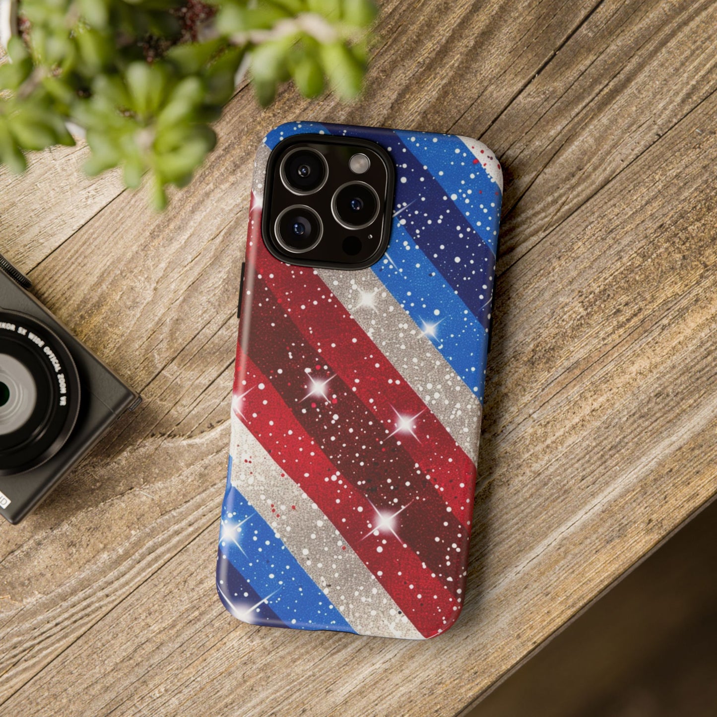 Glittery Patriotic Phone Case - Tough Cases