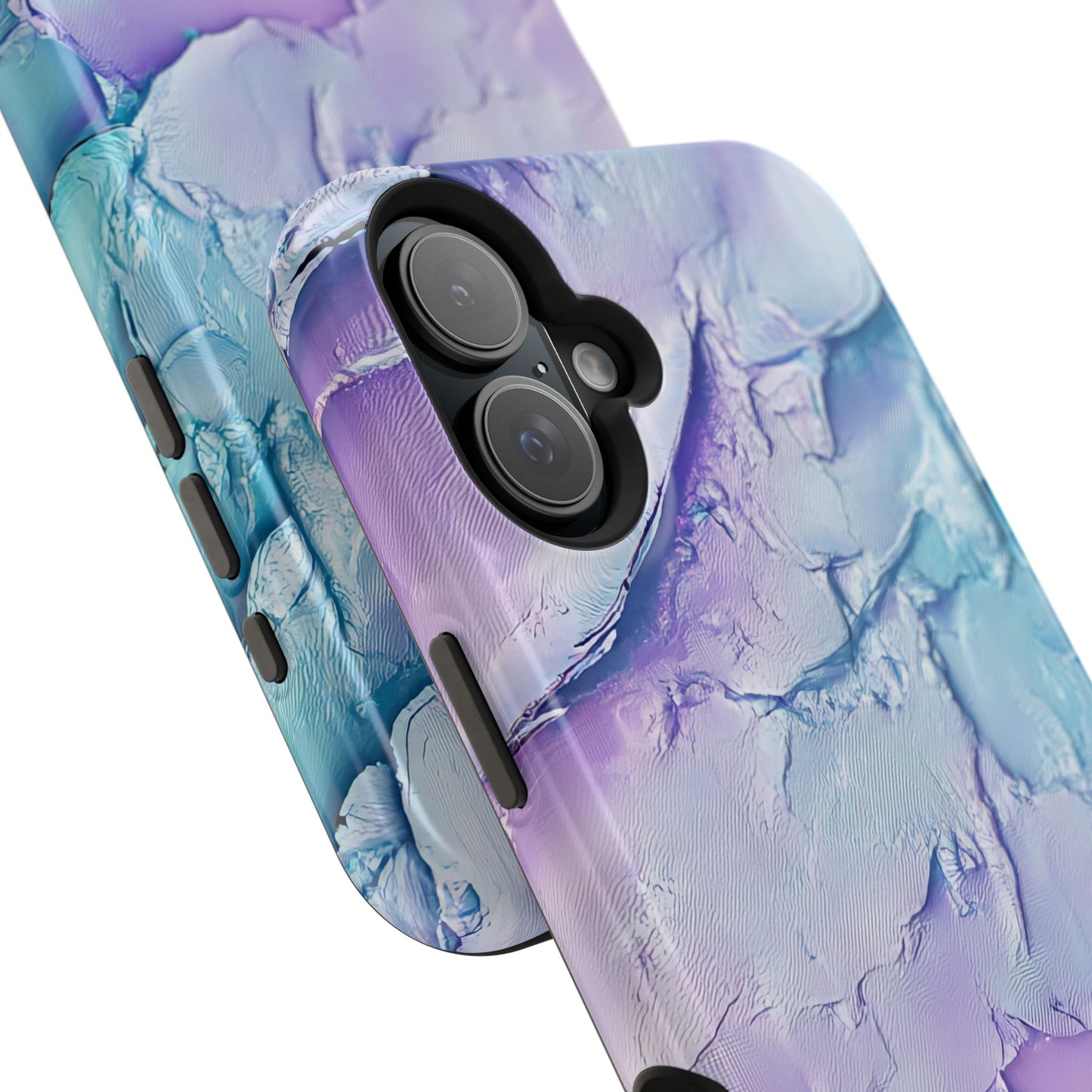 Vibrant Impact-Resistant Phone Case - Colorful Texture Design