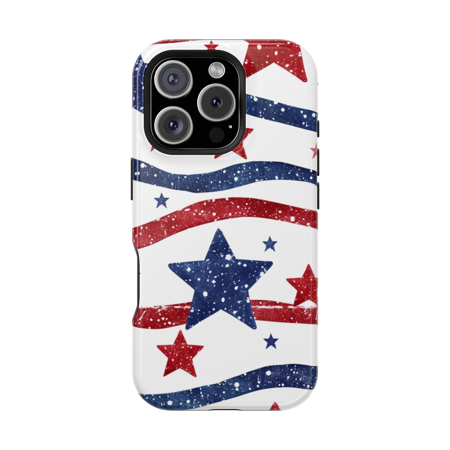 Stars & Stripes Design Impact-Resistant Phone Case