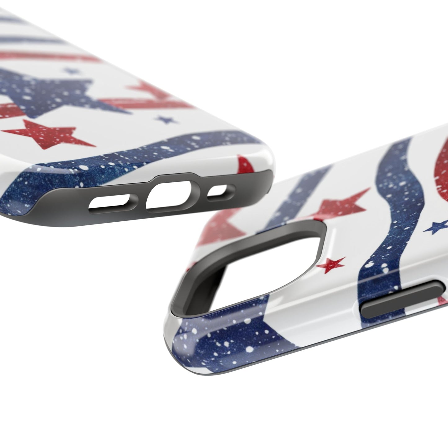 Stars & Stripes Design Impact-Resistant Phone Case